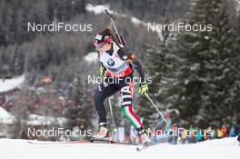16.01.2014, Antholz, Italy (ITA): Dorothea Wierer (ITA) - IBU world cup biathlon, sprint women, Antholz (ITA). www.nordicfocus.com. © Manzoni/NordicFocus. Every downloaded picture is fee-liable.