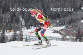16.01.2014, Antholz, Italy (ITA): Gabriela Soukalova (CZE) - IBU world cup biathlon, sprint women, Antholz (ITA). www.nordicfocus.com. © Manzoni/NordicFocus. Every downloaded picture is fee-liable.