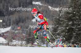 16.01.2014, Antholz, Italy (ITA): Veronika Vitkova (CZE) - IBU world cup biathlon, sprint women, Antholz (ITA). www.nordicfocus.com. © Manzoni/NordicFocus. Every downloaded picture is fee-liable.