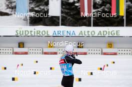 15.01.2014, Antholz, Italy (ITA): Mari Laukkanen (FIN) - IBU world cup biathlon, training, Antholz (ITA). www.nordicfocus.com. © Manzoni/NordicFocus. Every downloaded picture is fee-liable.