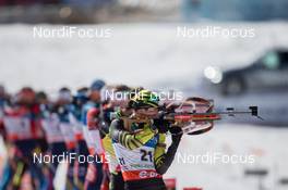 09.03.2014, Pokljuka, Slovenia (SLO): Andrejs Rastorgujevs (LAT) - IBU world cup biathlon, mass men, Pokljuka (SLO). www.nordicfocus.com. © Manzoni/NordicFocus. Every downloaded picture is fee-liable.