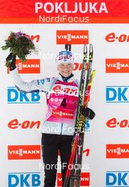 08.03.2014, Pokljuka, Slovenia (SLO): Kaisa Maekaeraeinen (FIN) - IBU world cup biathlon, pursuit women, Pokljuka (SLO). www.nordicfocus.com. © Manzoni/NordicFocus. Every downloaded picture is fee-liable.