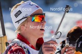 08.03.2014, Pokljuka, Slovenia (SLO): Tiril Ekhoff (NOR) - IBU world cup biathlon, pursuit women, Pokljuka (SLO). www.nordicfocus.com. © Manzoni/NordicFocus. Every downloaded picture is fee-liable.