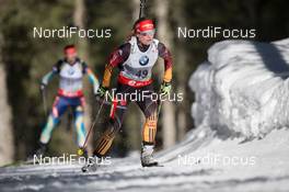 08.03.2014, Pokljuka, Slovenia (SLO): Franziska Hildebrand (GER) - IBU world cup biathlon, pursuit women, Pokljuka (SLO). www.nordicfocus.com. © Manzoni/NordicFocus. Every downloaded picture is fee-liable.