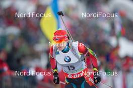 06.03.2014, Pokljuka, Slovenia (SLO): Ondrej Moravec (CZE) - IBU world cup biathlon, sprint men, Pokljuka (SLO). www.nordicfocus.com. © Manzoni/NordicFocus. Every downloaded picture is fee-liable.