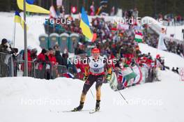 06.03.2014, Pokljuka, Slovenia (SLO): Daniel Boehm (GER) - IBU world cup biathlon, sprint men, Pokljuka (SLO). www.nordicfocus.com. © Manzoni/NordicFocus. Every downloaded picture is fee-liable.