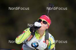 06.03.2014, Pokljuka, Slovenia (SLO): Teja Gregorin (SLO) - IBU world cup biathlon, sprint women, Pokljuka (SLO). www.nordicfocus.com. © Manzoni/NordicFocus. Every downloaded picture is fee-liable.