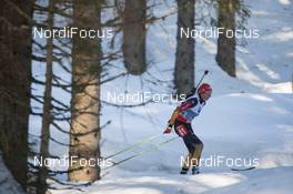06.03.2014, Pokljuka, Slovenia (SLO): Franziska Preuss (GER) - IBU world cup biathlon, sprint women, Pokljuka (SLO). www.nordicfocus.com. © Manzoni/NordicFocus. Every downloaded picture is fee-liable.