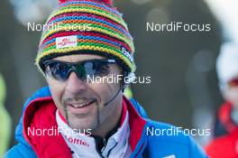 06.03.2014, Pokljuka, Slovenia (SLO): Remo Krug (GER) coach Team Austria - IBU world cup biathlon, sprint women, Pokljuka (SLO). www.nordicfocus.com. © Manzoni/NordicFocus. Every downloaded picture is fee-liable.