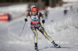 06.03.2014, Pokljuka, Slovenia (SLO): Anastasiya Kuzmina (SVK) - IBU world cup biathlon, sprint women, Pokljuka (SLO). www.nordicfocus.com. © Manzoni/NordicFocus. Every downloaded picture is fee-liable.