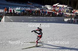 06.03.2014, Pokljuka, Slovenia (SLO): Michaela Ponza (ITA) - IBU world cup biathlon, sprint women, Pokljuka (SLO). www.nordicfocus.com. © Manzoni/NordicFocus. Every downloaded picture is fee-liable.