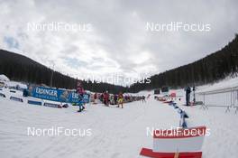 05.03.2014, Pokljuka, Slovenia (SLO): Event Feature: Track atmosphere - IBU world cup biathlon, training, Pokljuka (SLO). www.nordicfocus.com. © Manzoni/NordicFocus. Every downloaded picture is fee-liable.