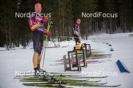 05.03.2014, Pokljuka, Slovenia (SLO): Arnd Peiffer (GER), Daniel Boehm (GER) - IBU world cup biathlon, training, Pokljuka (SLO). www.nordicfocus.com. © Manzoni/NordicFocus. Every downloaded picture is fee-liable.