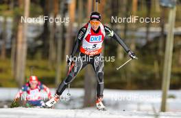 16.03.2014, Kontiolahti, Finland (FIN): Selina Gasparin (SUI), Rossignol, Rottefella, Alpina, Swix, ODLO, CASCO - IBU world cup biathlon, pursuit women, Kontiolahti (FIN). www.nordicfocus.com. © Laiho/NordicFocus. Every downloaded picture is fee-liable.