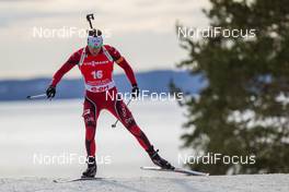 13.03.2014, Kontiolahti, Finland (FIN): Emil Hegle Svendsen (NOR), Madshus, Rottefella, Swix, Odlo - IBU world cup biathlon, sprint men, Kontiolahti (FIN). www.nordicfocus.com. © Laiho/NordicFocus. Every downloaded picture is fee-liable.