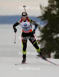 15.03.2014, Kontiolahti, Finland (FIN): Anais Bescond (FRA), Madshus, Rottefella, Swix, OneWay - IBU world cup biathlon, sprint women, Kontiolahti (FIN). www.nordicfocus.com. © Laiho/NordicFocus. Every downloaded picture is fee-liable.