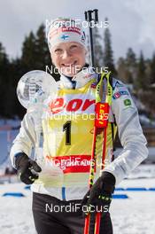 23.03.2014, Oslo, Norway (NOR): Kaisa Maekaeraeinen (FIN) - IBU world cup biathlon Holmenkollen, cups, Oslo (NOR). www.nordicfocus.com. © Manzoni/NordicFocus. Every downloaded picture is fee-liable.