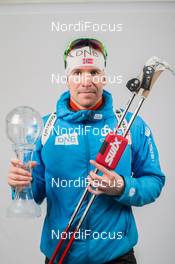 23.03.2014, Oslo, Norway (NOR): Emil Hegle Svendsen (NOR) - IBU world cup biathlon Holmenkollen, cups, Oslo (NOR). www.nordicfocus.com. © Manzoni/NordicFocus. Every downloaded picture is fee-liable.