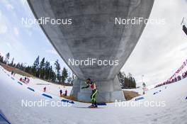 23.03.2014, Oslo, Norway (NOR): Martin Fourcade (FRA) - IBU world cup biathlon Holmenkollen, mass men, Oslo (NOR). www.nordicfocus.com. © Manzoni/NordicFocus. Every downloaded picture is fee-liable.