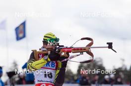 23.03.2014, Oslo, Norway (NOR): Andrejs Rastorgujevs (LAT) - IBU world cup biathlon Holmenkollen, mass men, Oslo (NOR). www.nordicfocus.com. © Manzoni/NordicFocus. Every downloaded picture is fee-liable.