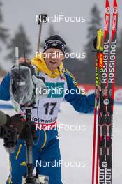 22.03.2014, Oslo, Norway (NOR): Carl-Johan Bergman (SWE) - IBU world cup biathlon Holmenkollen, pursuit men, Oslo (NOR). www.nordicfocus.com. © Manzoni/NordicFocus. Every downloaded picture is fee-liable.