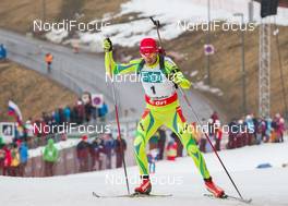 22.03.2014, Oslo, Norway (NOR): Jakov Fak (SLO) - IBU world cup biathlon Holmenkollen, pursuit men, Oslo (NOR). www.nordicfocus.com. © Manzoni/NordicFocus. Every downloaded picture is fee-liable.