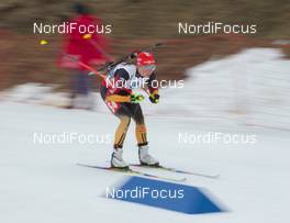 22.03.2014, Oslo, Norway (NOR): Franziska Hildebrand (GER) - IBU world cup biathlon Holmenkollen, pursuit women, Oslo (NOR). www.nordicfocus.com. © Manzoni/NordicFocus. Every downloaded picture is fee-liable.