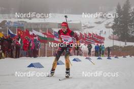 20.03.2014, Oslo, Norway (NOR): Vanessa Hinz (GER) - IBU world cup biathlon Holmenkollen, sprint women, Oslo (NOR). www.nordicfocus.com. © Manzoni/NordicFocus. Every downloaded picture is fee-liable.