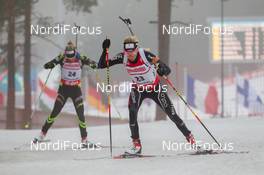 20.03.2014, Oslo, Norway (NOR): Elisa Gasparin (SUI) - IBU world cup biathlon Holmenkollen, sprint women, Oslo (NOR). www.nordicfocus.com. © Manzoni/NordicFocus. Every downloaded picture is fee-liable.