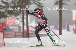 20.03.2014, Oslo, Norway (NOR): Karin Oberhofer (ITA) - IBU world cup biathlon Holmenkollen, sprint women, Oslo (NOR). www.nordicfocus.com. © Manzoni/NordicFocus. Every downloaded picture is fee-liable.