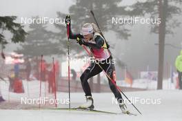 20.03.2014, Oslo, Norway (NOR): Kaisa Maekaeraeinen (FIN) - IBU world cup biathlon Holmenkollen, sprint women, Oslo (NOR). www.nordicfocus.com. © Manzoni/NordicFocus. Every downloaded picture is fee-liable.