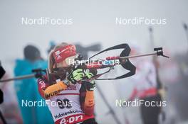 20.03.2014, Oslo, Norway (NOR): Annika Knoll (GER) - IBU world cup biathlon Holmenkollen, sprint women, Oslo (NOR). www.nordicfocus.com. © Manzoni/NordicFocus. Every downloaded picture is fee-liable.