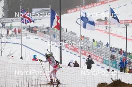 20.03.2014, Oslo, Norway (NOR): Emoeke Szoecs (ROU) - IBU world cup biathlon Holmenkollen, sprint women, Oslo (NOR). www.nordicfocus.com. © Manzoni/NordicFocus. Every downloaded picture is fee-liable.