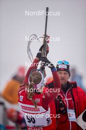 20.03.2014, Oslo, Norway (NOR): Fanny Welle-Strand Horn (NOR) - IBU world cup biathlon Holmenkollen, sprint women, Oslo (NOR). www.nordicfocus.com. © Manzoni/NordicFocus. Every downloaded picture is fee-liable.