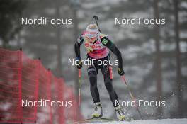 20.03.2014, Oslo, Norway (NOR): Kaisa Maekaeraeinen (FIN) - IBU world cup biathlon Holmenkollen, sprint women, Oslo (NOR). www.nordicfocus.com. © Manzoni/NordicFocus. Every downloaded picture is fee-liable.