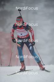 20.03.2014, Oslo, Norway (NOR): Olga Vilukhina (RUS) - IBU world cup biathlon Holmenkollen, sprint women, Oslo (NOR). www.nordicfocus.com. © Manzoni/NordicFocus. Every downloaded picture is fee-liable.