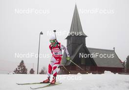 20.03.2014, Oslo, Norway (NOR): Weronika Novakowska (POL) - IBU world cup biathlon Holmenkollen, sprint women, Oslo (NOR). www.nordicfocus.com. © Manzoni/NordicFocus. Every downloaded picture is fee-liable.