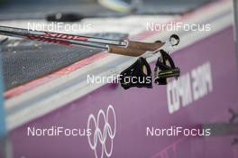 13.02.2014, Sochi, Russia (RUS): Industry Feature: Swix - XXII. Olympic Winter Games Sochi 2014, biathlon, individual men, Sochi (RUS). www.nordicfocus.com. © NordicFocus. Every downloaded picture is fee-liable.