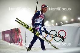 11.02.2014, Sochi, Russia (RUS): Tora Berger (NOR) - XXII. Olympic Winter Games Sochi 2014, biathlon, pursuit women, Sochi (RUS). www.nordicfocus.com. © NordicFocus. Every downloaded picture is fee-liable.
