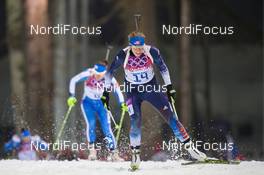 11.02.2014, Sochi, Russia (RUS): Susan Dunklee (USA) - XXII. Olympic Winter Games Sochi 2014, biathlon, pursuit women, Sochi (RUS). www.nordicfocus.com. © NordicFocus. Every downloaded picture is fee-liable.