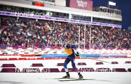 22.02.2014, Sochi, Russia (RUS): Sean Doherty (USA) - XXII. Olympic Winter Games Sochi 2014, biathlon, relay men, Sochi (RUS). www.nordicfocus.com. © NordicFocus. Every downloaded picture is fee-liable.