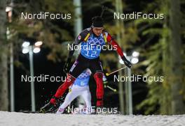 22.02.2014, Sochi, Russia (RUS): Nathan Smith (CAN)Fischer, Rottefella, Leki - XXII. Olympic Winter Games Sochi 2014, biathlon, relay men, Sochi (RUS). www.nordicfocus.com. © NordicFocus. Every downloaded picture is fee-liable.