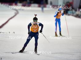 19.02.2014, Sochi, Russia (RUS): Ole Einar Bjoerndalen (NOR) - XXII. Olympic Winter Games Sochi 2014, biathlon, relay mixed, Sochi (RUS). www.nordicfocus.com. © NordicFocus. Every downloaded picture is fee-liable.