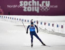 19.02.2014, Sochi, Russia (RUS): Emil Hegle Svendsen (NOR) - XXII. Olympic Winter Games Sochi 2014, biathlon, relay mixed, Sochi (RUS). www.nordicfocus.com. © NordicFocus. Every downloaded picture is fee-liable.