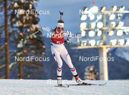 19.02.2014, Sochi, Russia (RUS): Marie Dorin Habert (FRA) - XXII. Olympic Winter Games Sochi 2014, biathlon, relay mixed, Sochi (RUS). www.nordicfocus.com. © NordicFocus. Every downloaded picture is fee-liable.