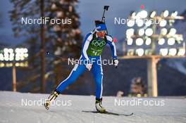 19.02.2014, Sochi, Russia (RUS): Karin Oberhofer (ITA) - XXII. Olympic Winter Games Sochi 2014, biathlon, relay mixed, Sochi (RUS). www.nordicfocus.com. © NordicFocus. Every downloaded picture is fee-liable.