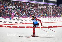 21.02.2014, Sochi, Russia (RUS): Zina Kocher (CAN) - XXII. Olympic Winter Games Sochi 2014, biathlon, relay women, Sochi (RUS). www.nordicfocus.com. © NordicFocus. Every downloaded picture is fee-liable.