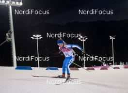 08.02.2014, Sochi, Russia (RUS): Lukas Hofer (ITA) - XXII. Olympic Winter Games Sochi 2014, biathlon, sprint men, Sochi (RUS). www.nordicfocus.com. © NordicFocus. Every downloaded picture is fee-liable.
