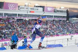 08.02.2014, Sochi, Russia (RUS): Tim Burke (USA) - XXII. Olympic Winter Games Sochi 2014, biathlon, sprint men, Sochi (RUS). www.nordicfocus.com. © NordicFocus. Every downloaded picture is fee-liable.