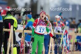 09.02.2014, Sochi, Russia (RUS): Nadezhda Skardino (BLR) - XXII. Olympic Winter Games Sochi 2014, biathlon, sprint women, Sochi (RUS). www.nordicfocus.com. © NordicFocus. Every downloaded picture is fee-liable.